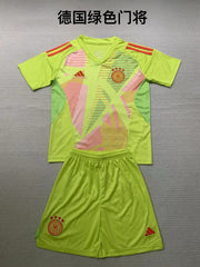 Kid Size Germany national green GK Jersey