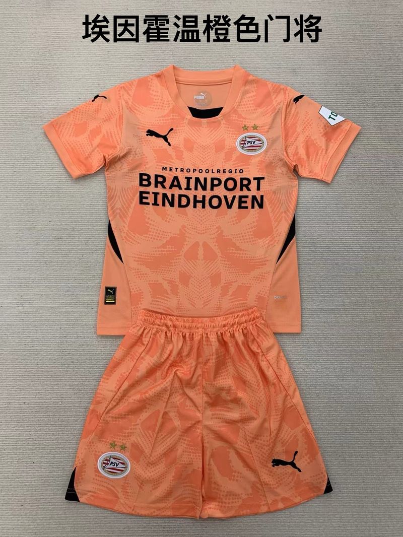 Kid Size Eindhoven orange GK Jersey