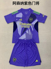 Kid Size Arsenal FC purple GK Jersey