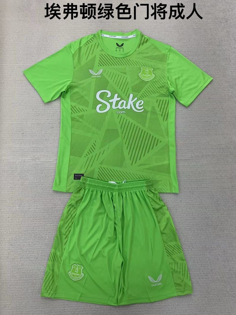 Kid Size Everton FC green GK Jersey