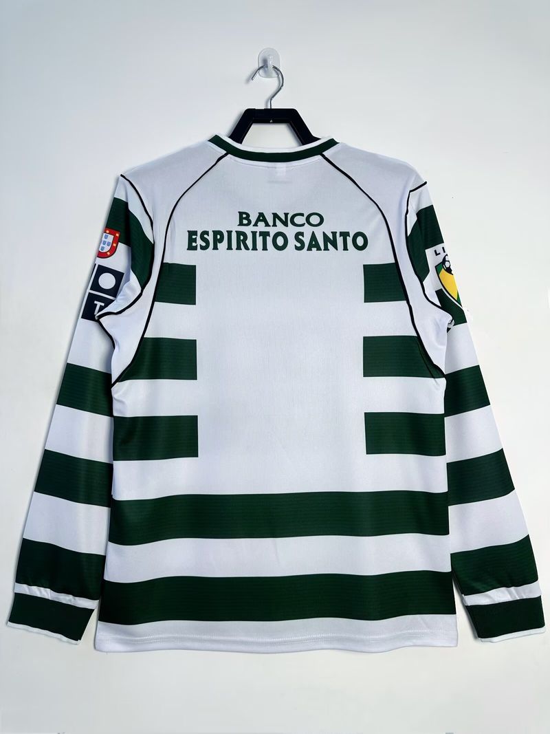 Retro Sporting CP 2001-2003 home game long