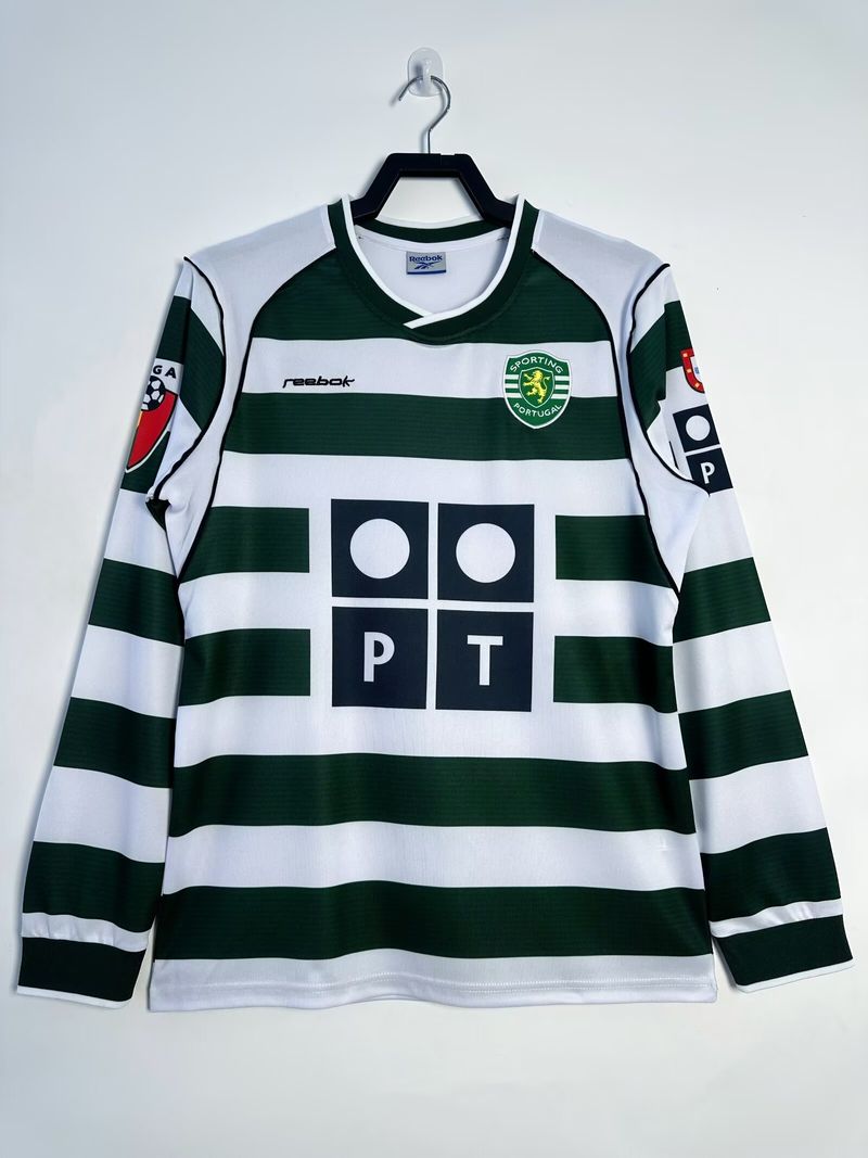 Retro Sporting CP 2001-2003 home game long