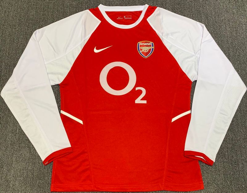 Retro Arsenal FC 2002-2003 home Long Sleeve