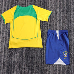 Retro Kid Size Brazil national 2004 home game