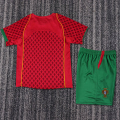 Retro Kid Size Portugal national 2004 home game