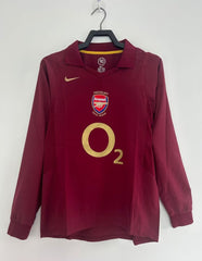 Retro Arsenal FC 2005-2006 home Long Sleeve