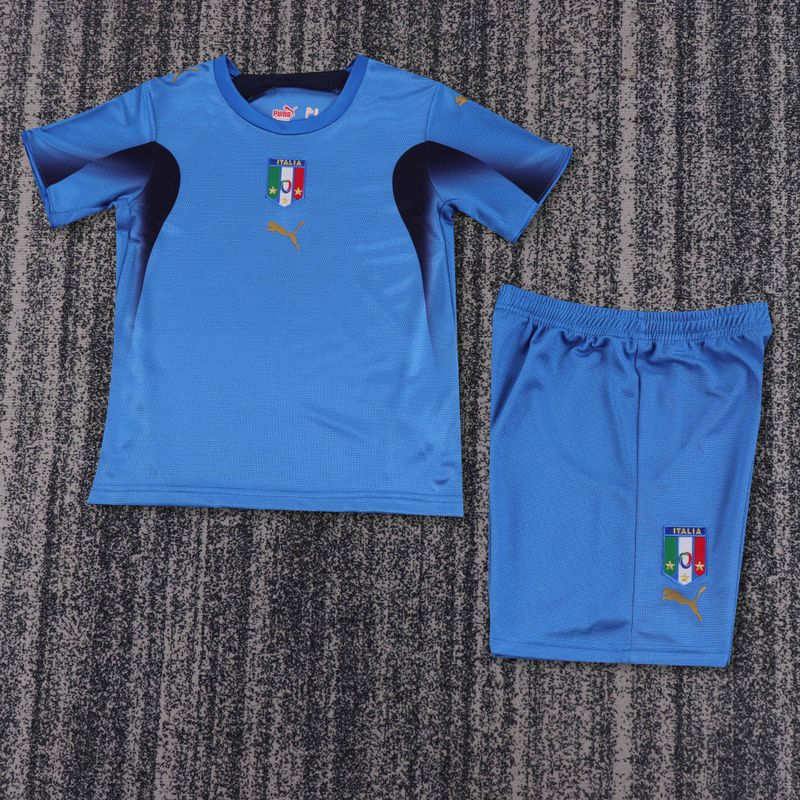 Retro Kid Size Italy national 2006 home game