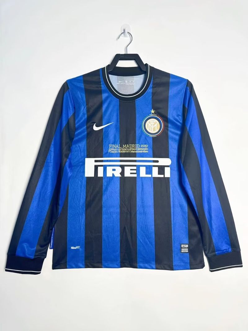 Retro Inter Milano 2010 home Long Sleeve