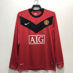 Retro Manchester United 2010 home Long Sleeve