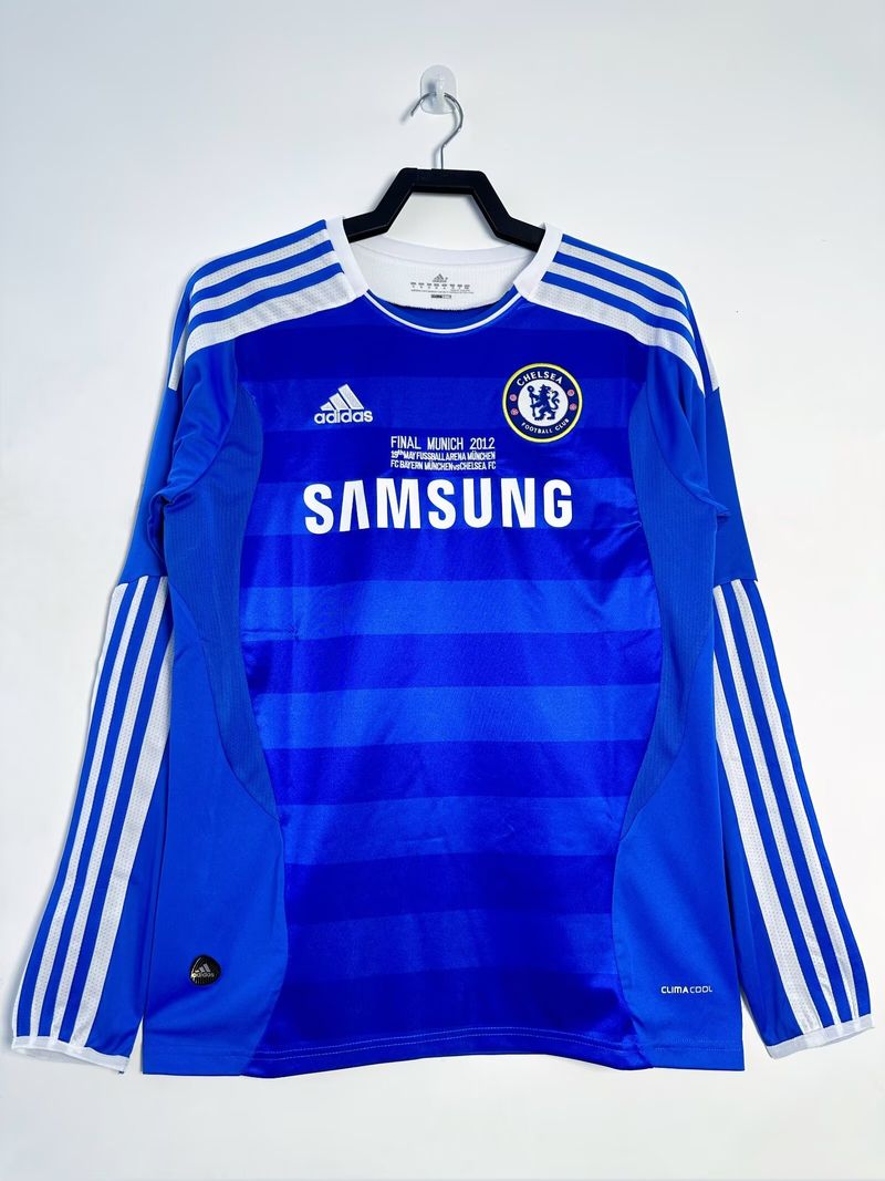 Retro Chelsea FC 2011-2012 home Long Sleeve