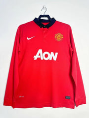 Retro Manchester United 2013-2014 home Long Sleeve