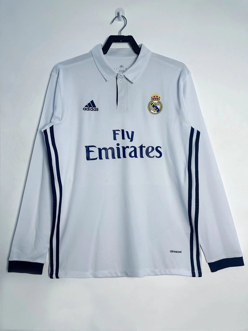 Retro Real Madrid 2016-2017 home Long Sleeve