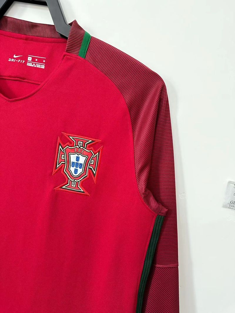 Retro Portugal national 2016 home game long