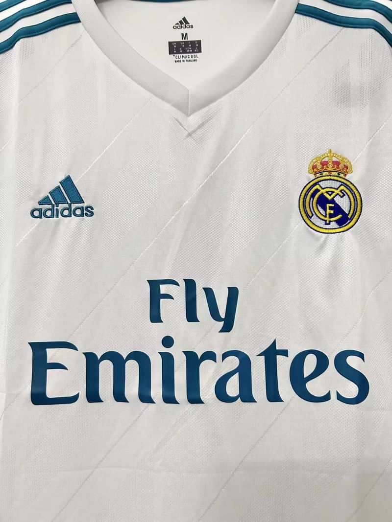 Retro Real Madrid 2017-2018 home Long Sleeve