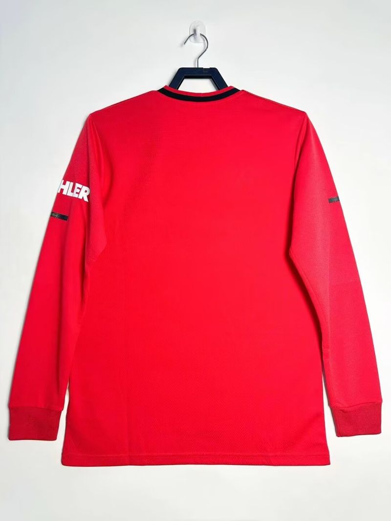 Retro Manchester United 2019-2020 home Long Sleeve