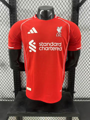 Liverpool FC 2025-2026 home game player