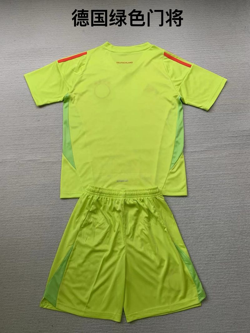 Kid Size Germany national green GK Jersey