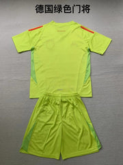 Kid Size Germany national green GK Jersey