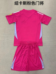 Kid Size Newcastle United pink GK Jersey