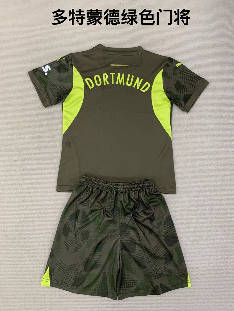 Kid Size Borussia Dortmund green GK Jersey