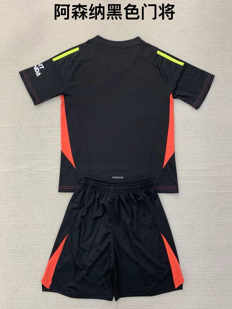 Kid Size Arsenal FC black  GK Jersey v1