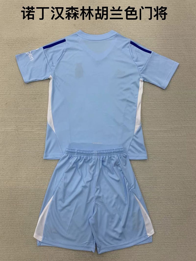 Kid Size Nottingham Forest blue GK Jersey