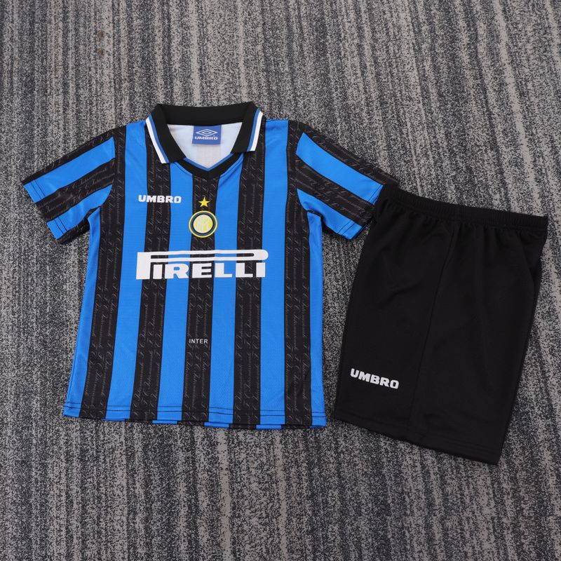 Retro Kid Size Inter Milano Milano 1997-1998 home game