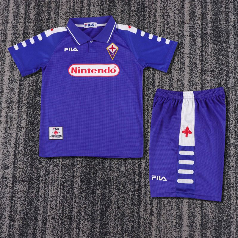 Retro Kid Size ACF Fiorentina 1998-1999 home game