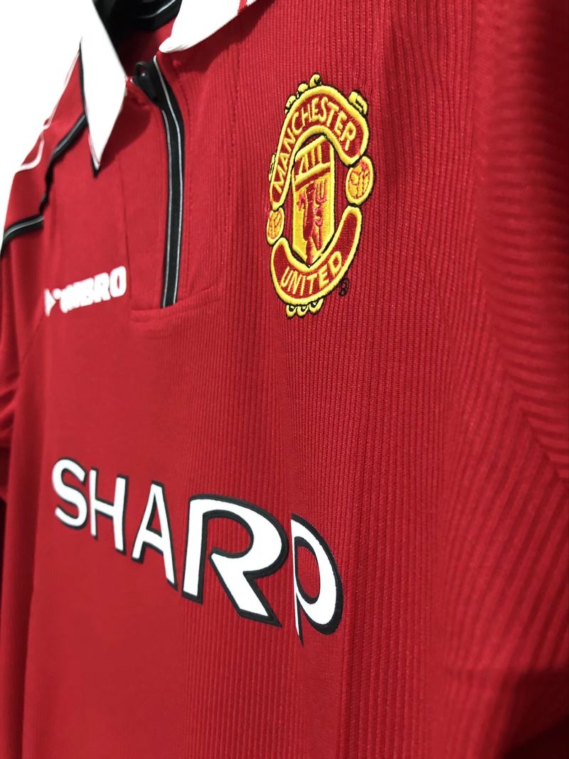 Retro Manchester United 1998 home Long Sleeve