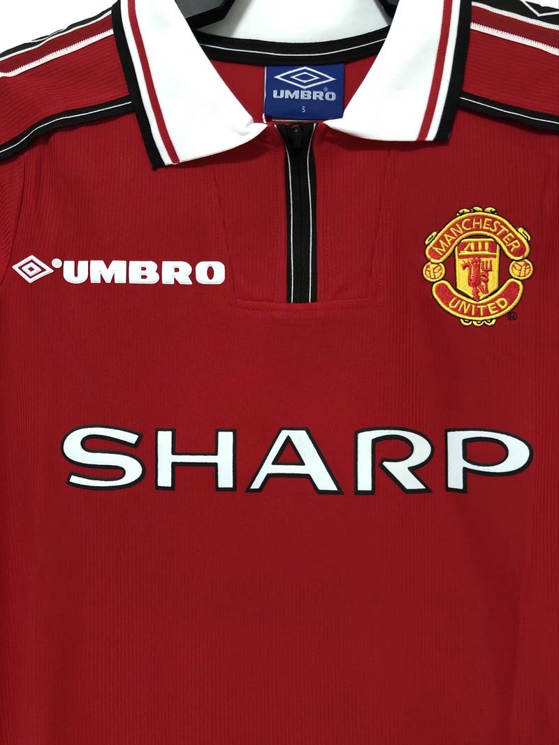 Retro Manchester United 1998 home Long Sleeve