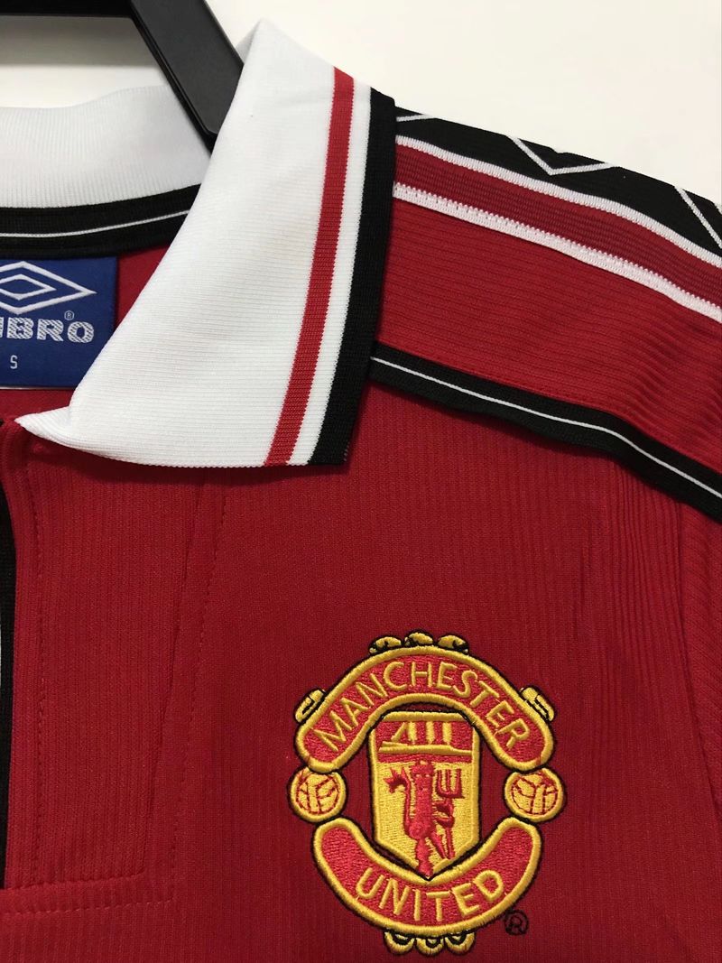 Retro Manchester United 1998 home Long Sleeve