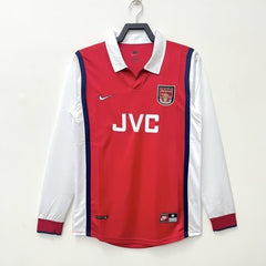 Retro Arsenal FC 1998 camiseta local manga larga