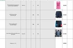 Custom order（13 items Martinique10.10) $314.7