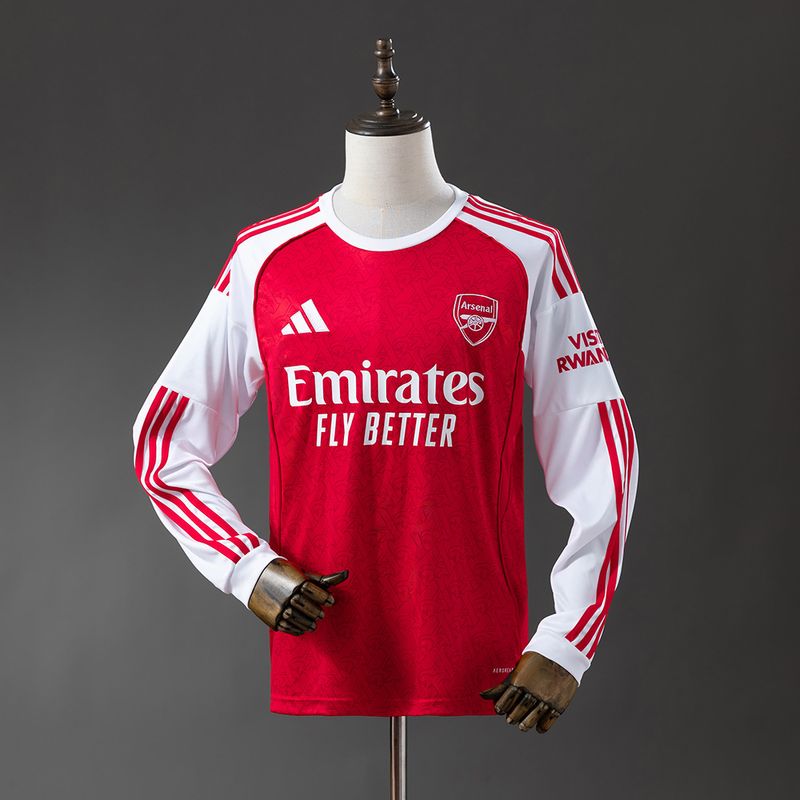 Arsenal FC 2025 - 2026 home Fan Long Sleeve - WCFOOTBALLSUIT