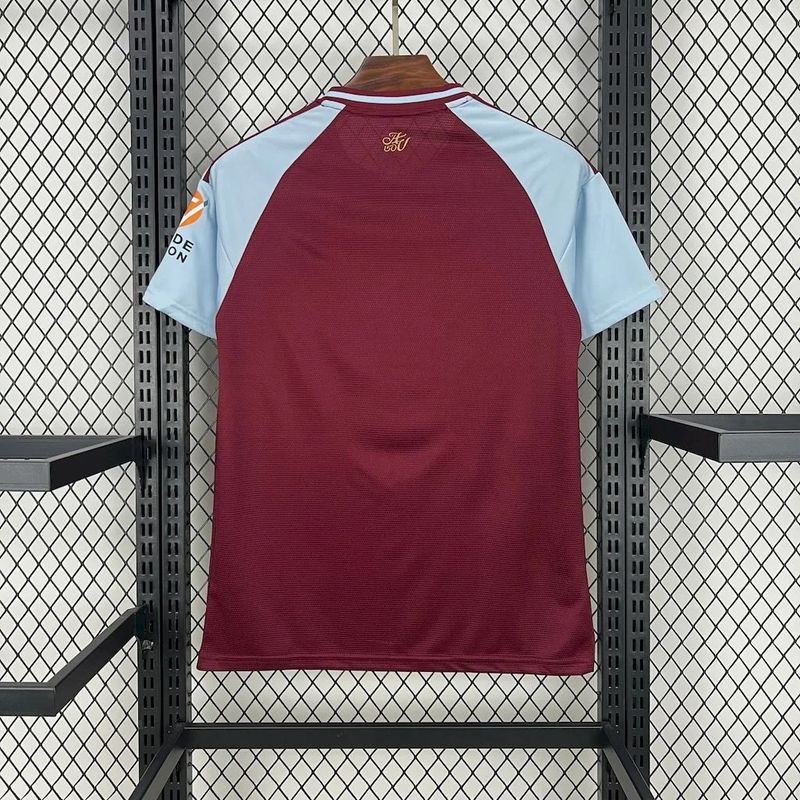 Aston Villa 2025 - 2026 home - WCFOOTBALLSUIT