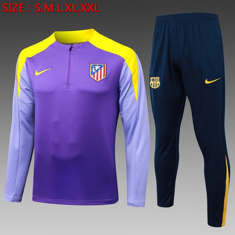 Atletico Madrid 2025 - 2026 Half - Zip Set - WCFOOTBALLSUIT
