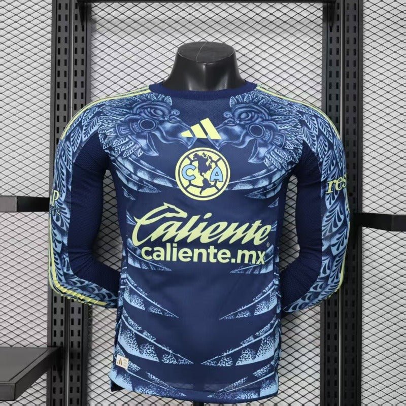 Club América 2025 - 2026 Away Player Long Sleeves - WCFOOTBALLSUIT