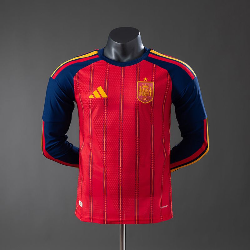 Spain national 2026 home player Long Sleeve