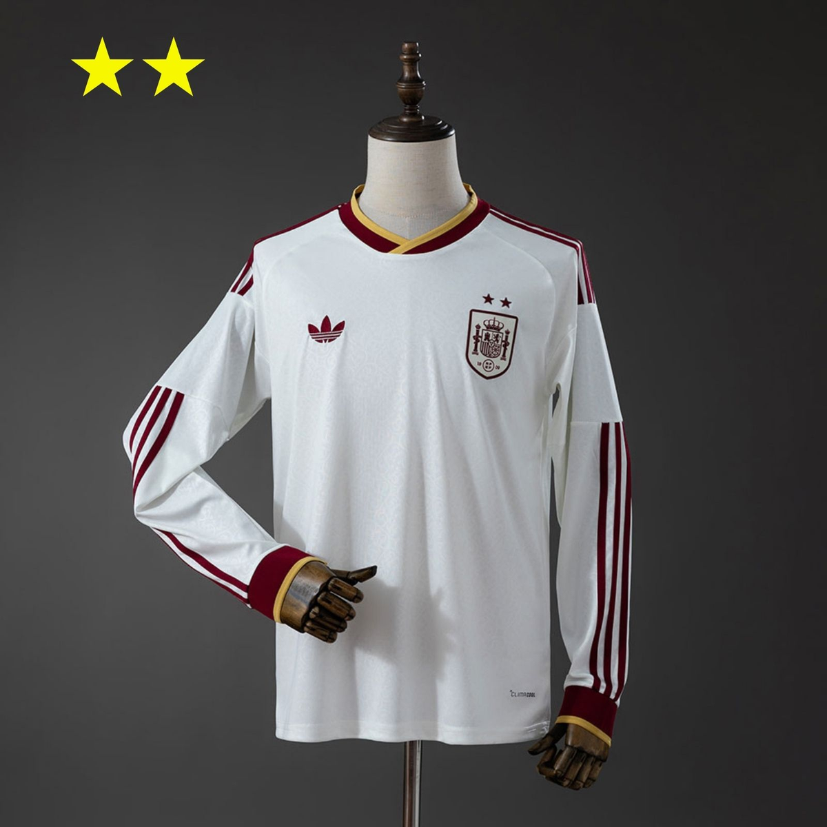 Spain 2026 Away 2-Star Champion Edition Long Sleeve Jersey