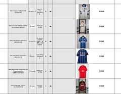 Custom order（33 items Italy9.25) $482