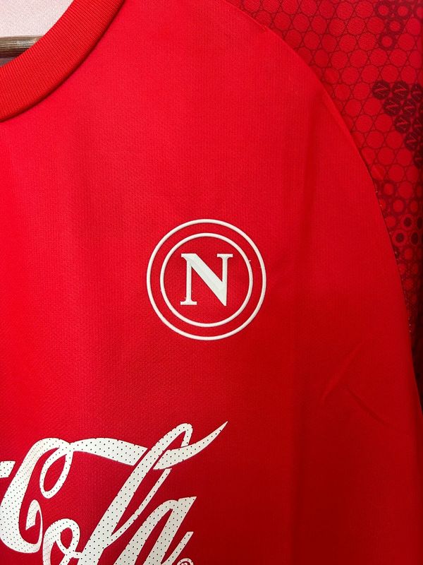 SSC Napoli 2024-2025 Coca Cola red