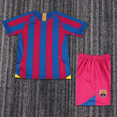 Retro Kid Size FC Barcelona 2005-2006 home game