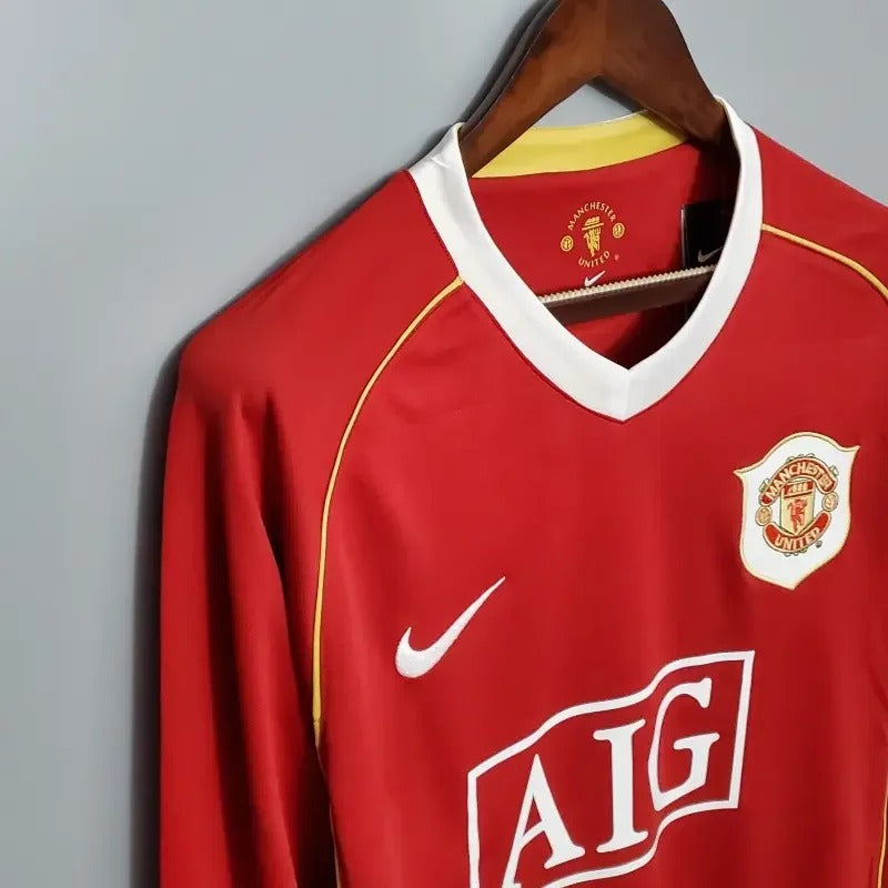 Retro Manchester United 2006-2007 home Long Sleeve