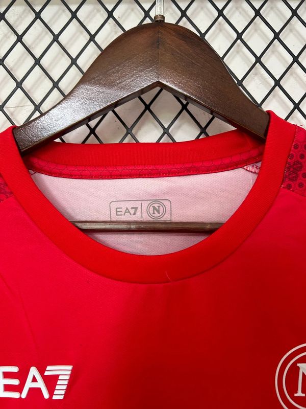 SSC Napoli 2024-2025 Coca Cola red