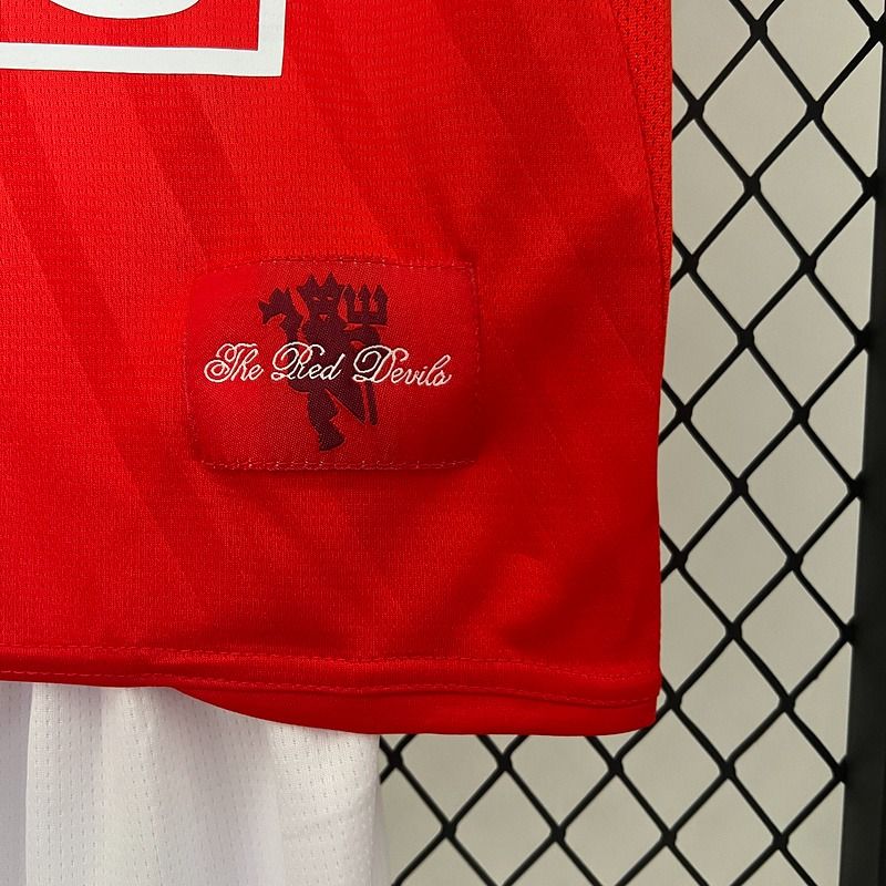 Retro Kid Size Manchester United 2007-2008 home game