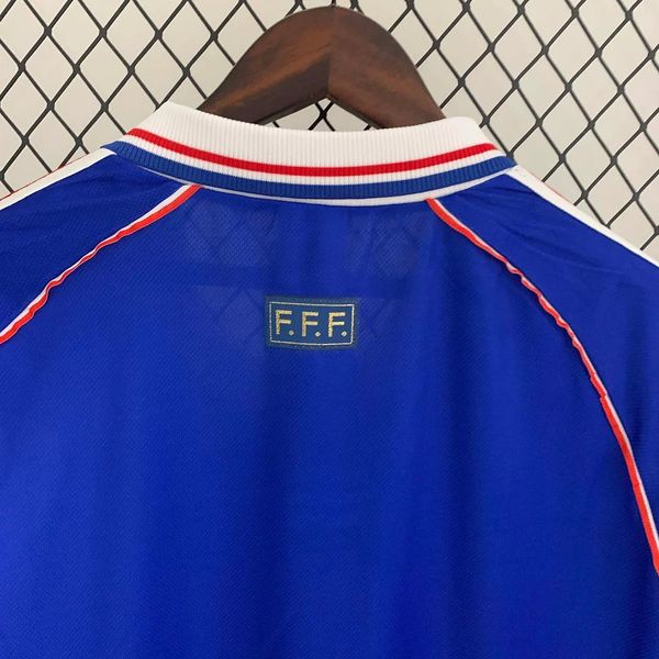 Retro France national 1998 home Long Sleeve