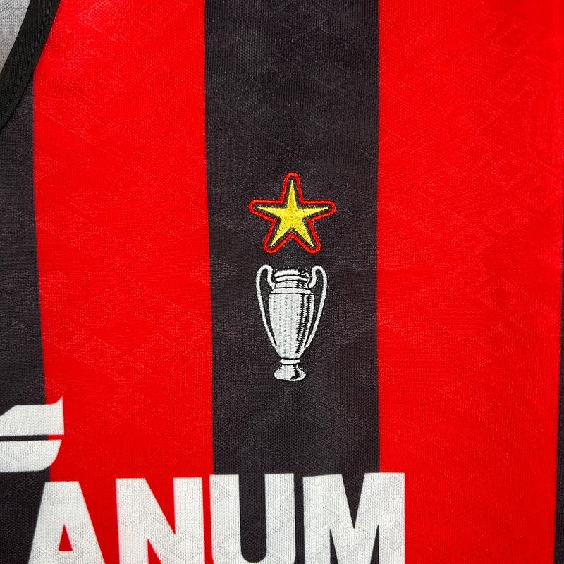 Retro AC Milan 1989-1990 home game
