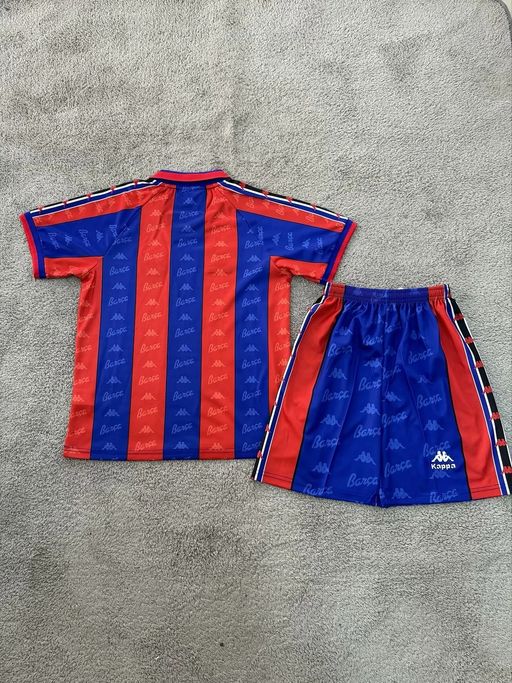 Retro Kid Size FC Barcelona 1996-1997 home