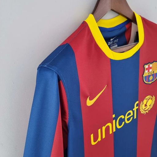 Retro FC Barcelona 2010-2011 home Long Sleeve