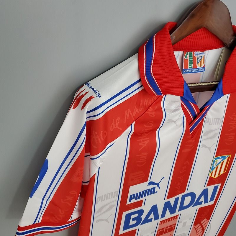 Retro Atletico Madrid 1996-1997 home game